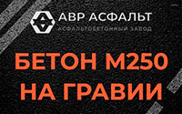 Бетон М250 на гравии в Сходне